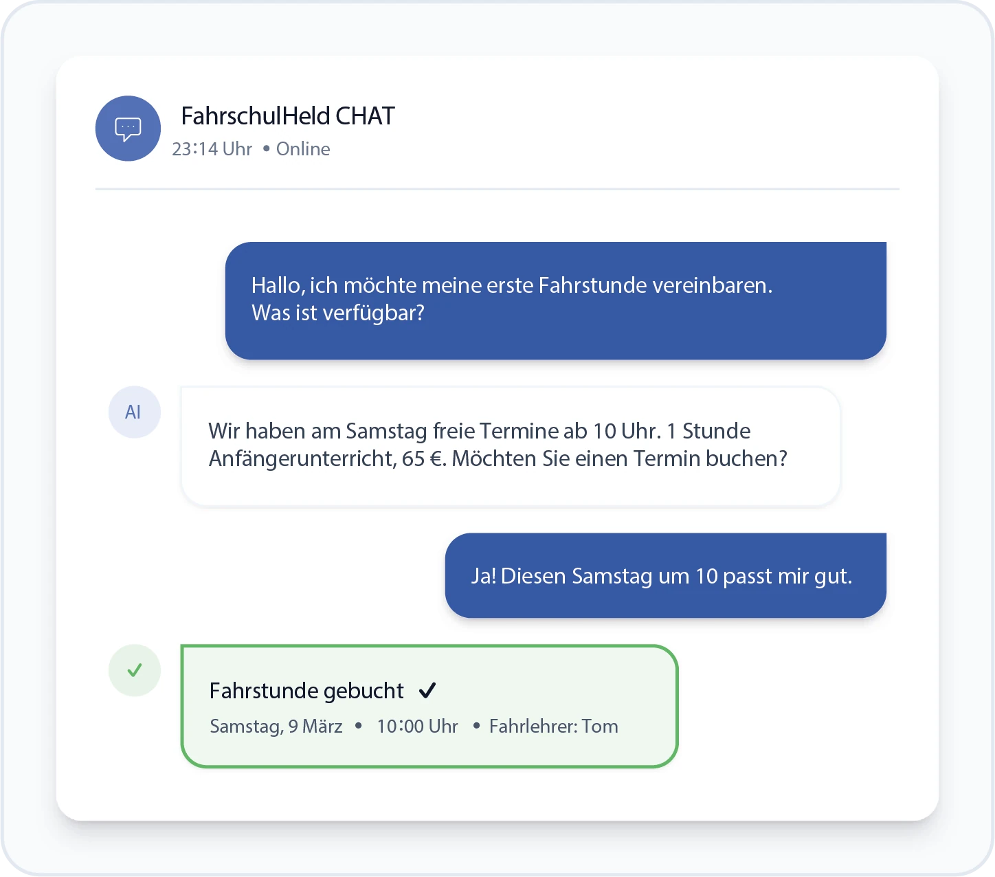 Fahrschulheld Chat